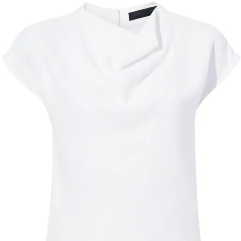 proenza schouler matte viscose crepe shell top